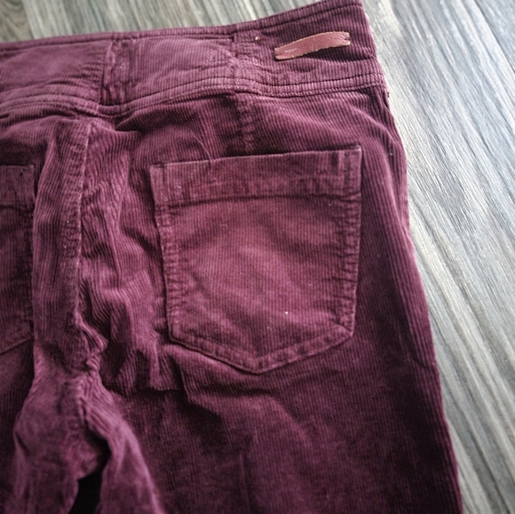 Pilcro and the Letterpress Purple Boot Cut Corduroy Pants - Picture 9 of 10